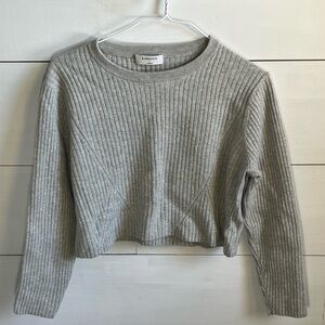 Babaton Cropped Ribbed Sweater